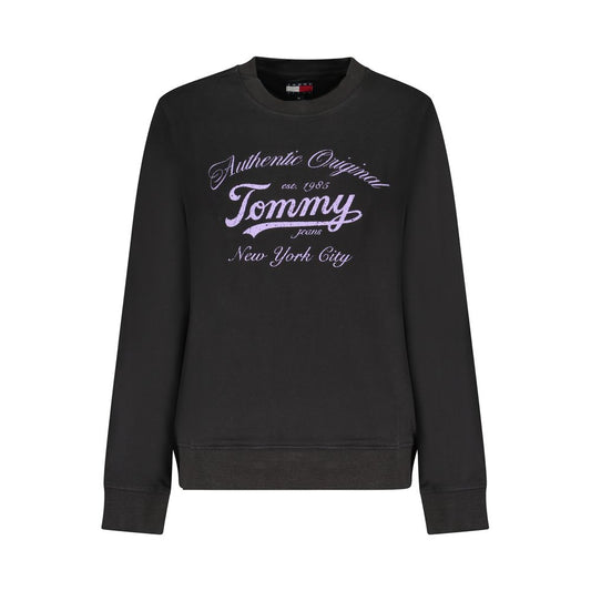 Tommy Hilfiger Black Cotton Women Sweater TO-39475-XS