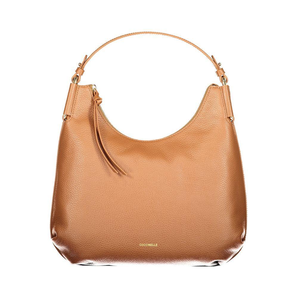 Front view with bag zipped and handles upright.