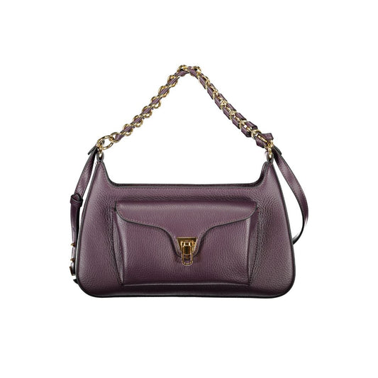 Coccinelle Purple Leather Women Handbag CO-39511