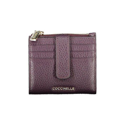 Coccinelle Purple Leather Women Wallet CO-39525