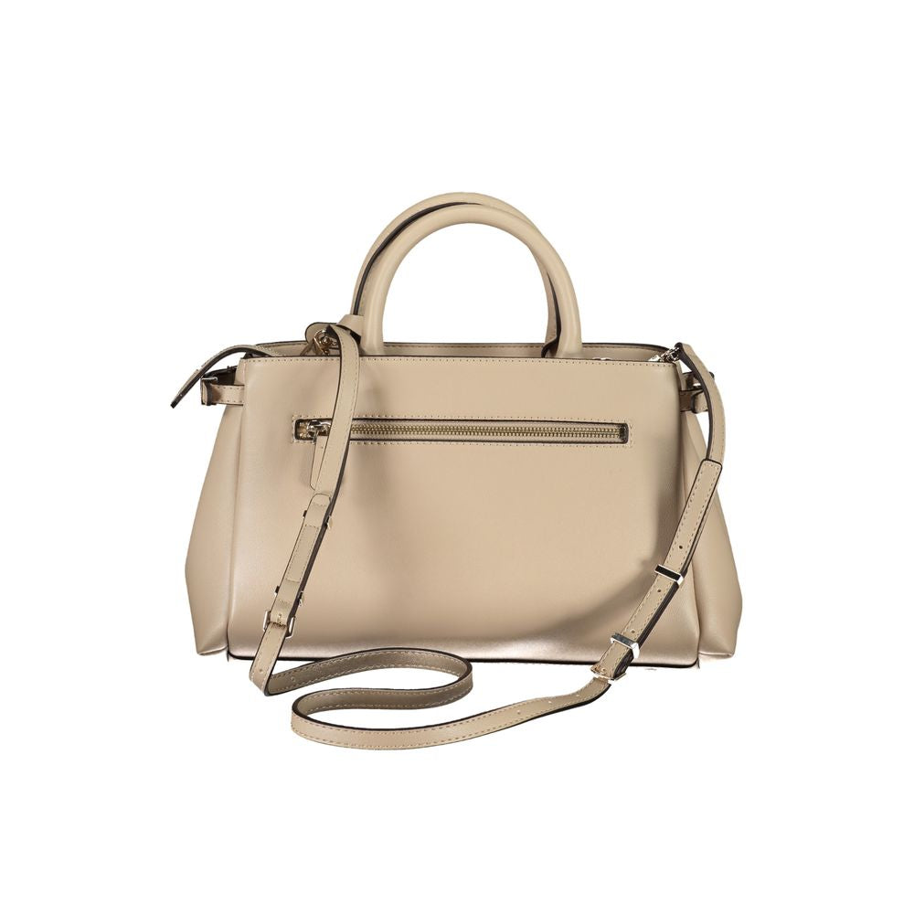 Guess Jeans Beige Polyurethane Women Handbag