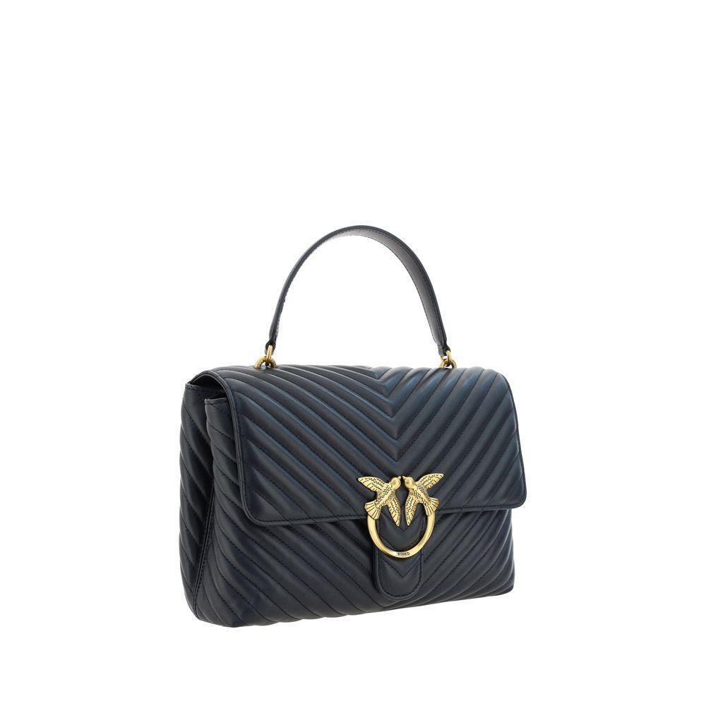 Front view with bag zipped and handles upright.