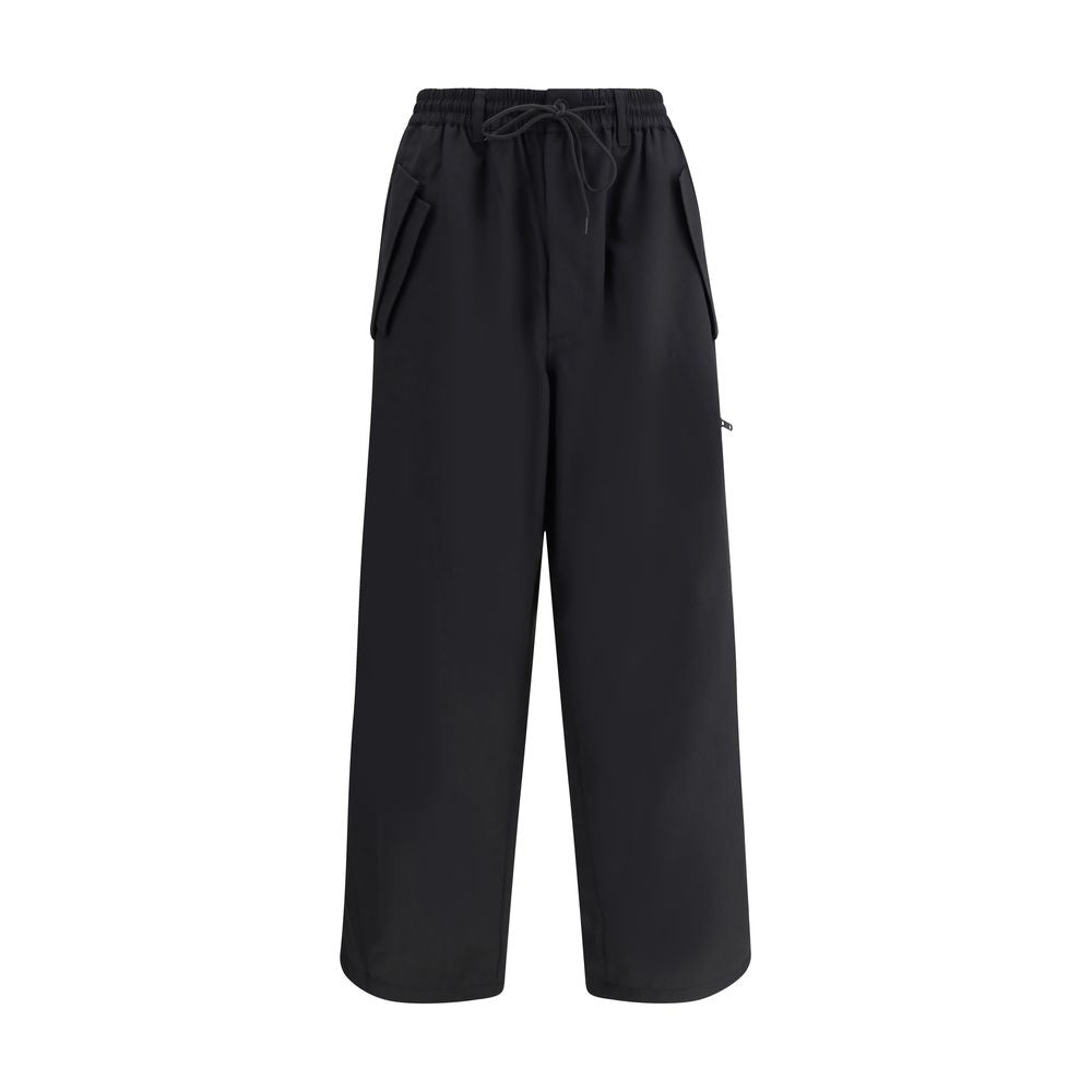 Y-3 Black Wool Casual Pants