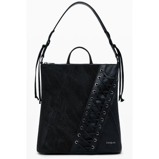 Desigual Black Polyethylene Backpack