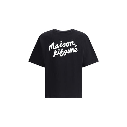 Maison Kitsuné Black Cotton T-Shirt