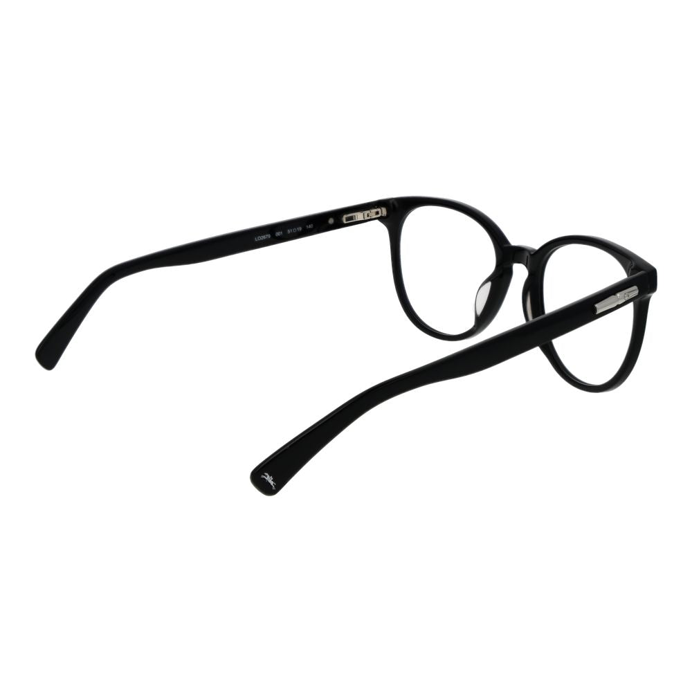 Longchamp Black Cellulose Acetate Glasses (Frames) 1728,67345776800,Accessories,Black,Glasses (Frames) - Glasses and Sunglasses - Accessories,Glasses and Sunglasses - Accessories,Longchamp,New with tags,Women