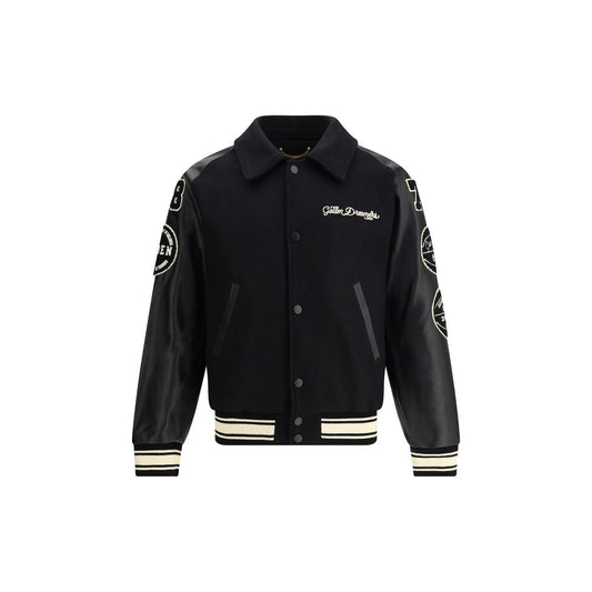 Golden Goose Black Wool Oves Aries Bomber