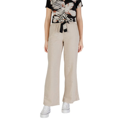 Only Beige Linen Casual Pants 1728,71956299936,Beige,Casual Pants - Pants - Clothing,Clothing,L/32,M/32,New with tags,Only,Pants - Clothing,Women