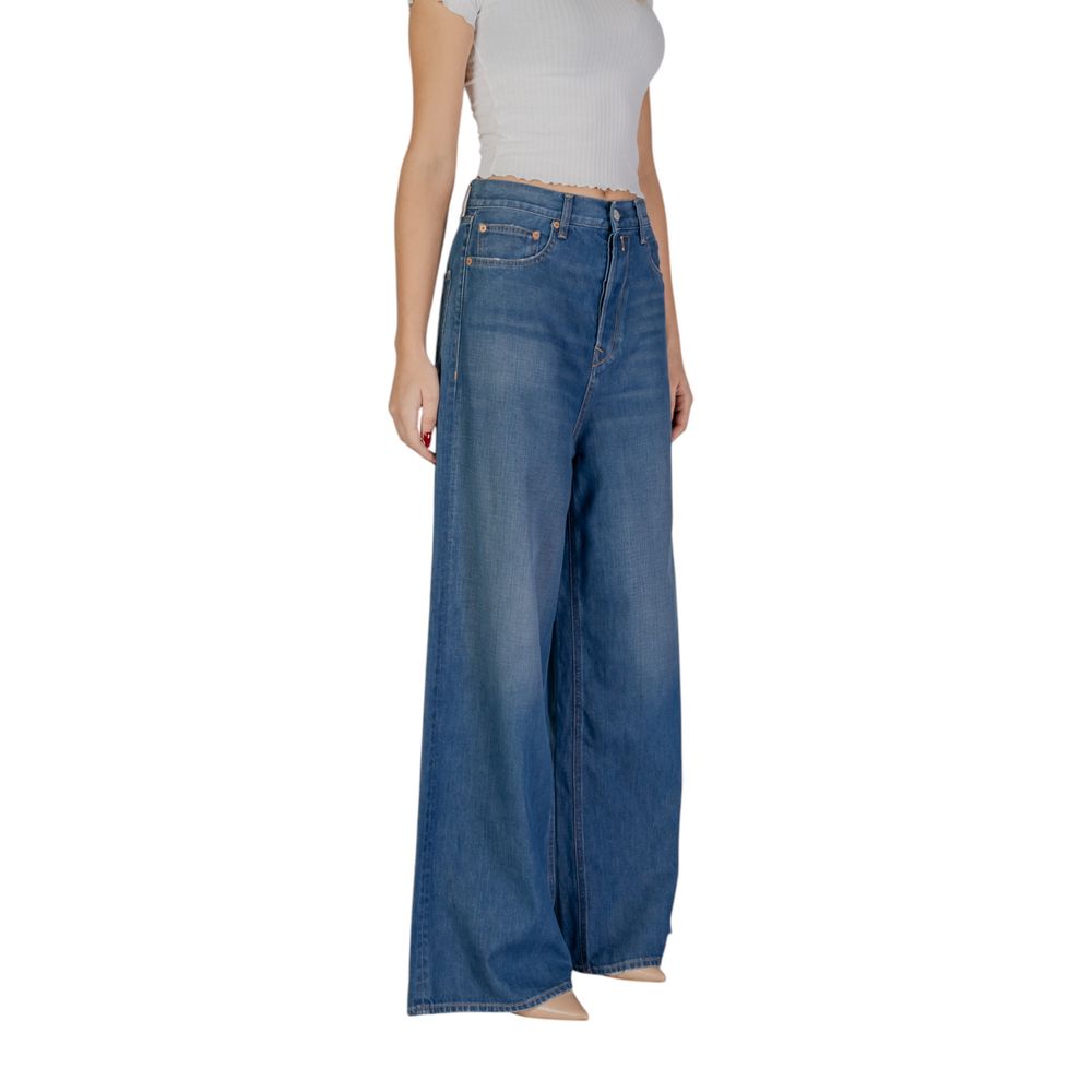Replay Blue Cotton Bootcut Jeans 1728,71956299936,Blue,Bootcut Jeans - Jeans Denim - Clothing,Clothing,Jeans Denim - Clothing,New with tags,Replay,W27 | L30,W28 | L30,Women