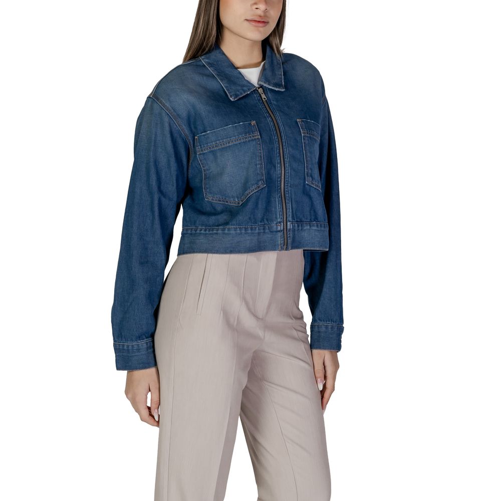 Replay Blue Cotton Denim Jacket 1728,71956299936,Blue,Clothing,Denim Jackets - Jackets & Coats - Clothing,IT38|XS,Jackets & Coats - Clothing,New with tags,Replay,Women