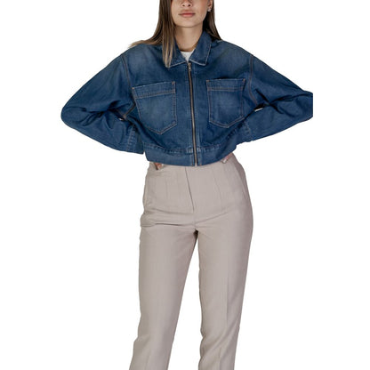 Replay Blue Cotton Denim Jacket 1728,71956299936,Blue,Clothing,Denim Jackets - Jackets & Coats - Clothing,IT38|XS,Jackets & Coats - Clothing,New with tags,Replay,Women