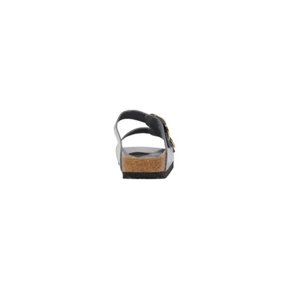 Birkenstock Gray Leather Slippers 1728,71956299936,Birkenstock,EU36/US6,EU38/US8,EU40/US10,Gray,New with tags,Sandals - Shoes,Shoes,Slippers - Sandals - Shoes,Women