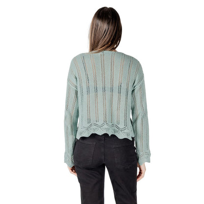 Only Turquoise Recycled Cotton Sweatshirt 1728,71956299936,Clothing,IT44|L,New with tags,Only,Sweaters - Clothing,Sweatshirts - Sweaters - Clothing,Turquoise,Women