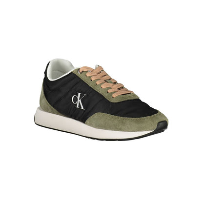 Calvin Klein Nero Polyester Women Sneaker 1728,67403481248,Athletic - Sneakers - Shoes,Black,Calvin Klein,EU36/US6,EU37/US7,EU38/US8,EU39/US9,EU40/US10,EU41/US11,New with tags,Shoes,Sneakers - Shoes,Women