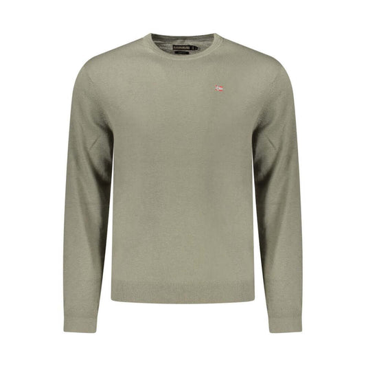 Napapijri Verde Wool Men Sweater