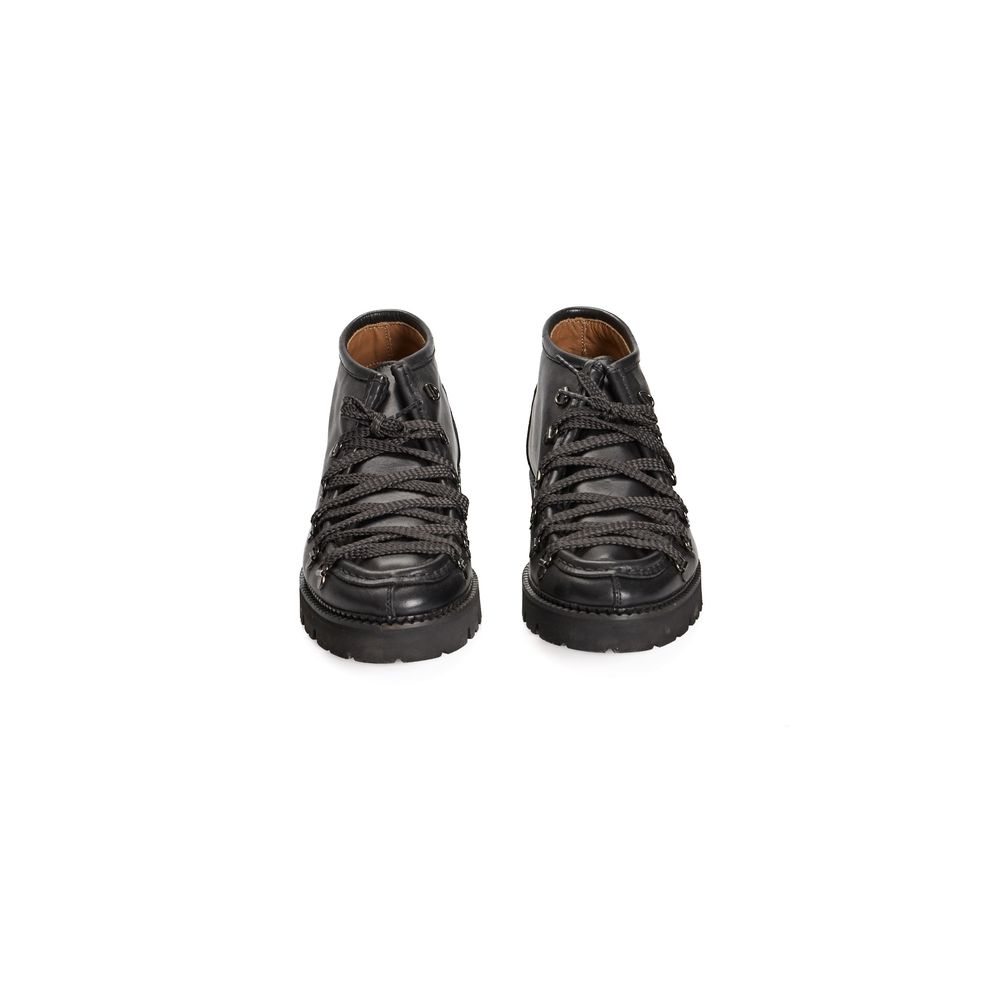 Roberto Pepe Luxury Black Calfskin Men Boot