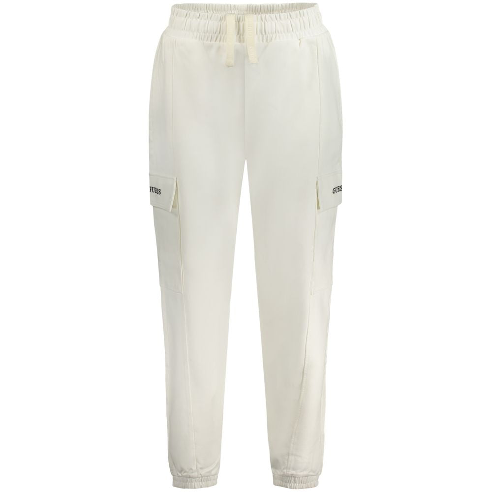 Guess Jeans White Cotton Women's Sweatpant