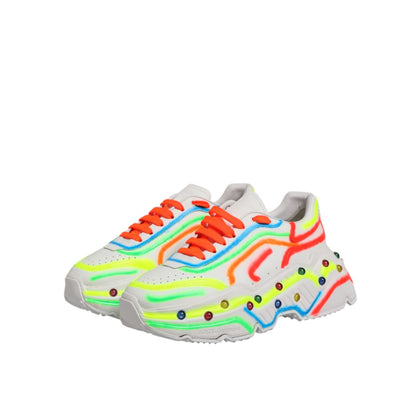 Dolce & Gabbana Multicolor Daymaster Low Top Sneakers Shoes