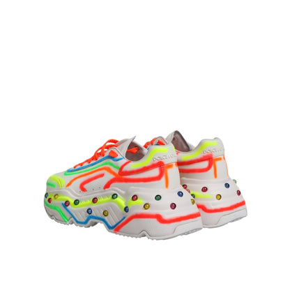 Dolce & Gabbana Multicolor Daymaster Low Top Sneakers Shoes