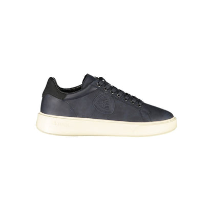 Blauer Blue Polyurethane Men's Sneaker 1728,67403481248,Blauer,Blue,EU41/US8,EU42/US9,EU43/US10,EU44/US11,EU45/US12,EU46,Low Tops - Sneakers - Shoes,Men,New with tags,Shoes,Sneakers - Shoes