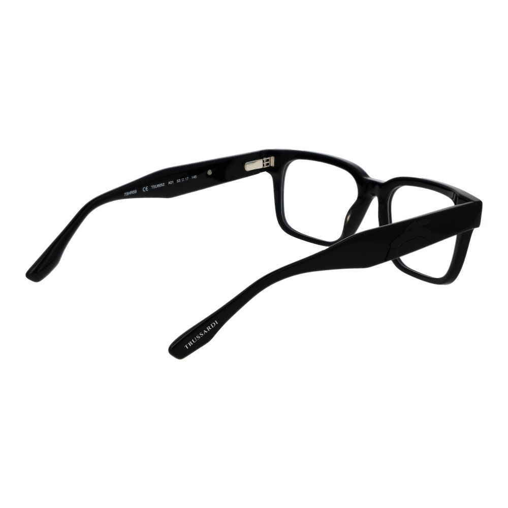 Trussardi Black Acetate Glasses (Frames) 1728,67345776800,Accessories,Black,Glasses (Frames) - Glasses and Sunglasses - Accessories,Glasses and Sunglasses - Accessories,New with tags,Trussardi,Unisex