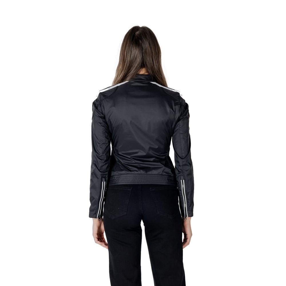 Blauer Black Polyamide Biker Jacket 1728,71956299936,Biker Jackets - Jackets & Coats - Clothing,Black,Blauer,Clothing,IT40|S,Jackets & Coats - Clothing,New with tags,Women