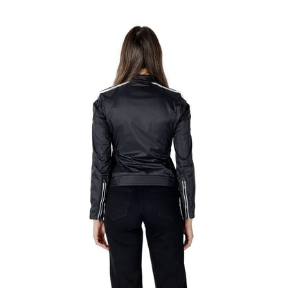 Blauer Black Polyamide Biker Jacket 1728,71956299936,Biker Jackets - Jackets & Coats - Clothing,Black,Blauer,Clothing,IT40|S,Jackets & Coats - Clothing,New with tags,Women