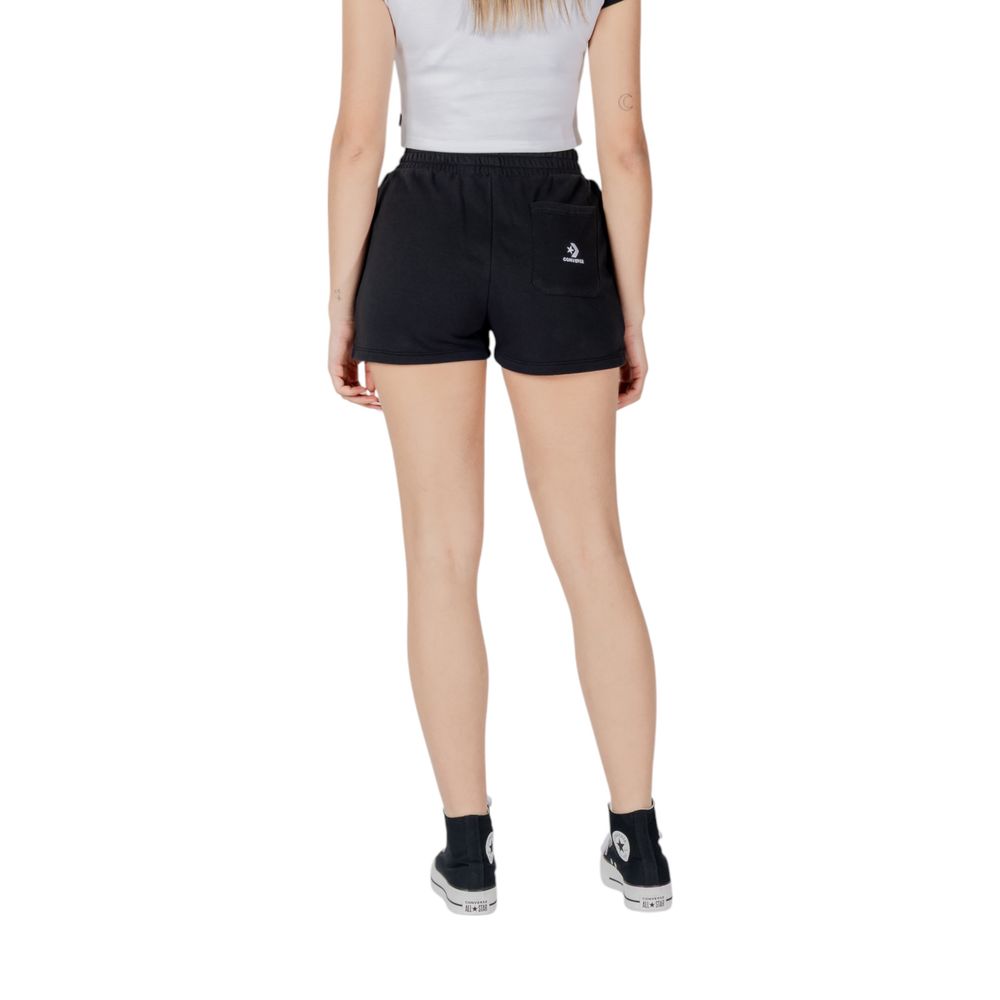 Converse Black Cotton Bermuda Shorts 1728,71956299936,Bermuda - Shorts - Clothing,Black,Clothing,Converse,IT44|L,New with tags,Shorts - Clothing,Women