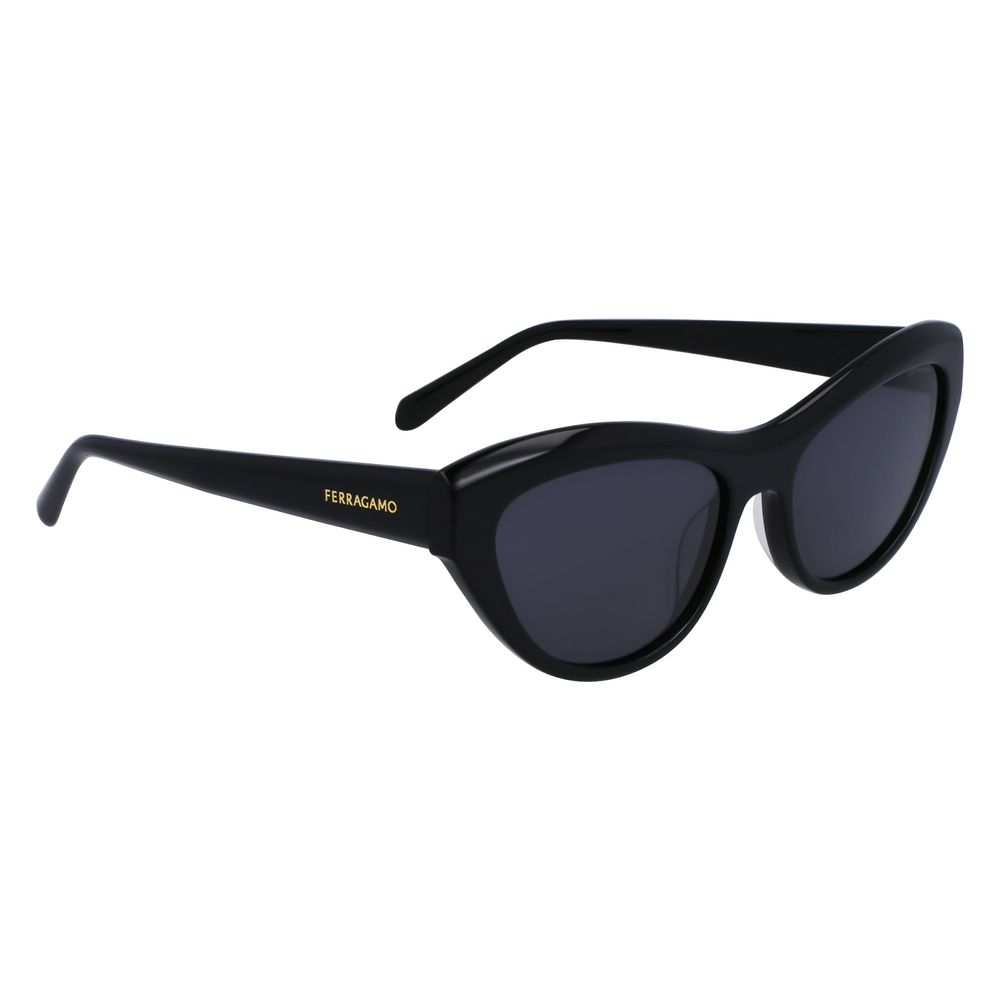 Ferragamo Black Acetate Sunglasses 1728,67434610848,Accessories,Black,Ferragamo,Glasses and Sunglasses - Accessories,New with tags,Sunglasses - Glasses and Sunglasses - Accessories,Women