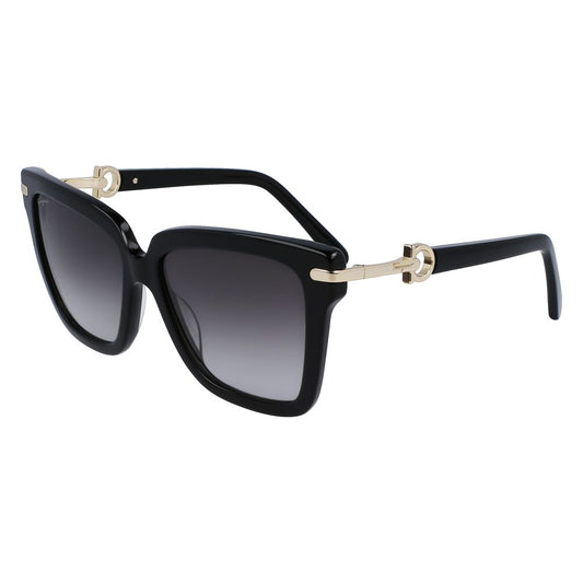Ferragamo Black Acetate Sunglasses 1728,67434610848,Accessories,Black,Ferragamo,Glasses and Sunglasses - Accessories,New with tags,Sunglasses - Glasses and Sunglasses - Accessories,Women