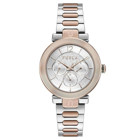 Furla Gray Stainless Steel Dress Watch 1728,67434610848,Accessories,Dress Watches - Watches - Accessories,Furla,Gray,New with tags,Watches - Accessories,Women