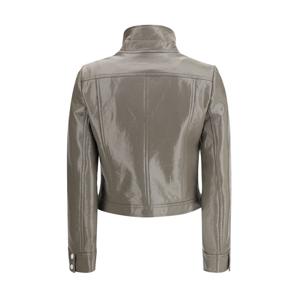 Courrèges Gray Cotton Full-Length Jacket 1728,72470364320,Clothing,Courrèges,Full-Length Jackets - Jackets & Coats - Clothing,Gray,IT36 | XS,IT40 | M,Jackets & Coats - Clothing,New with tags,Women