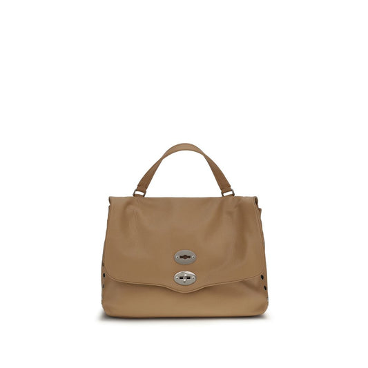 Zanellato Brown Calf Leather Bos Taurus Shoulder Bag 1728,72470364320,Bags,Brown,New with tags,Shoulder Bags - Bags,Women,Zanellato