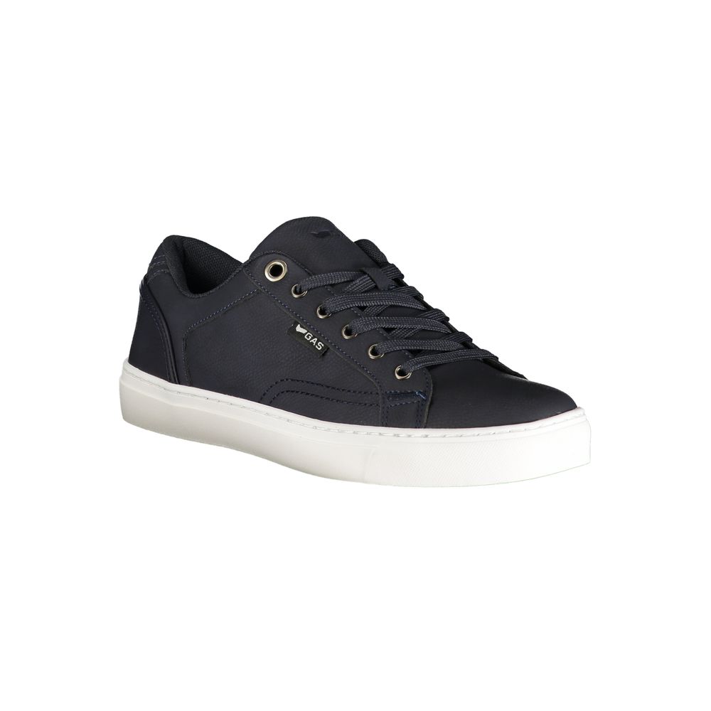 Gas Blue Polyurethane Men Sneaker 1728,67403481248,Athletic - Sneakers - Shoes,Blue,EU42/US9,EU43/US10,EU44/US11,EU45/US12,Gas,Men,New with tags,Shoes,Sneakers - Shoes