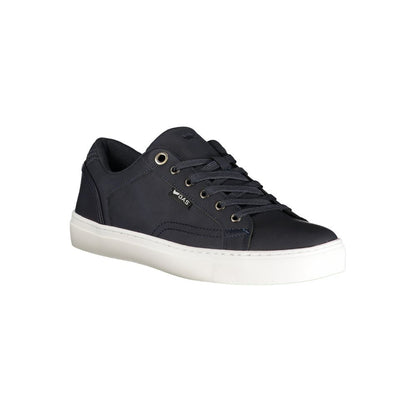 Gas Blue Polyurethane Men Sneaker 1728,67403481248,Athletic - Sneakers - Shoes,Blue,EU42/US9,EU43/US10,EU44/US11,EU45/US12,Gas,Men,New with tags,Shoes,Sneakers - Shoes