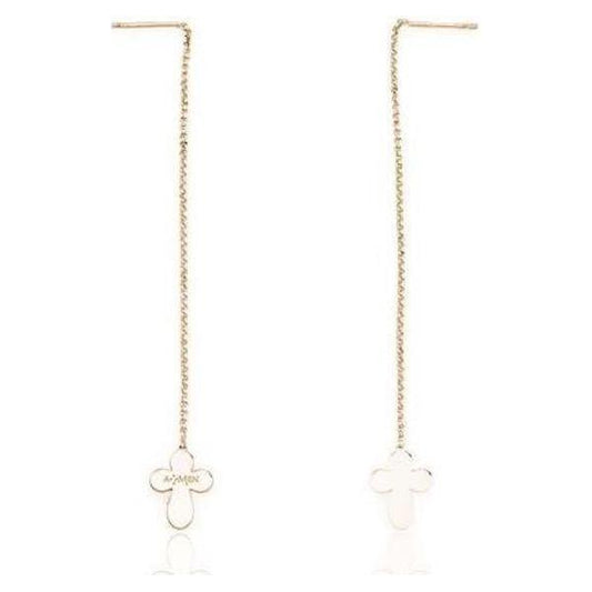 AMEN Mod. CROCE ROSE GOLD BIJOUX,Earrings,Lady,Watches,Watches - Accessories,Women