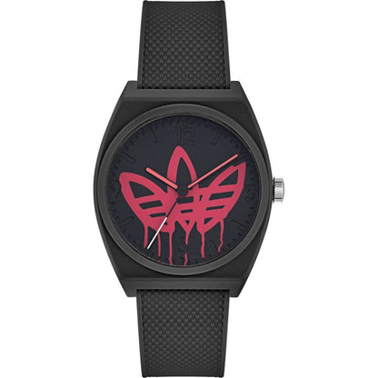 Adidas Black Synthetic Sport Watch Adidas