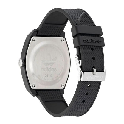 Adidas Black Synthetic Sport Watch Adidas