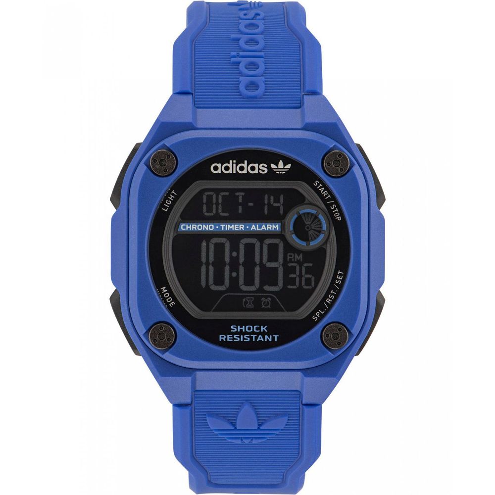 Adidas Blue Synthetic Digital Watch Adidas