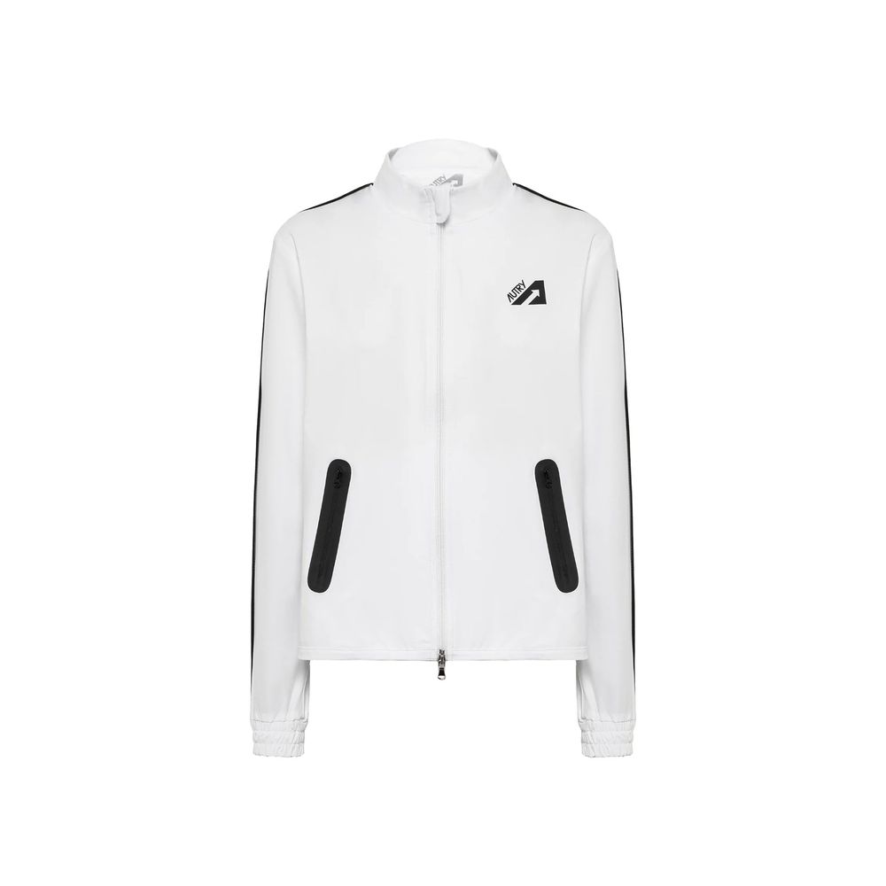 Autry White Elastane Shell Jacket 1728,75611013280,Autry,Clothing,Jackets & Coats - Clothing,L,M,New with tags,S,Shell Jackets - Jackets & Coats - Clothing,Sportswear - Clothing,White,Women,XS