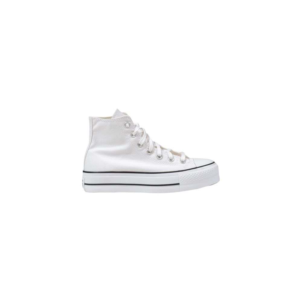 Converse White Polyester Platform Sneakers 1728,71956299936,Converse,EU36.5/US6.5,EU36/US6,EU37.5/US7.5,EU37/US7,EU38/US8,EU39.5/US9.5,EU39/US9,EU40/US10,EU41/US11,New with tags,Platform - Sneakers - Shoes,Shoes,Sneakers - Shoes,White,Women