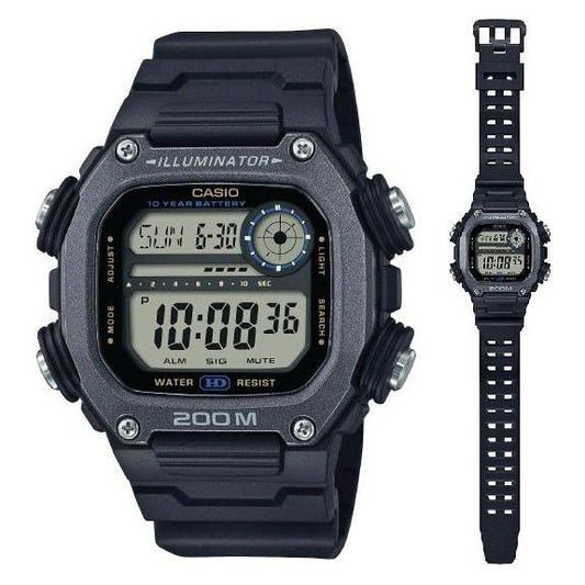 CASIO ILLUMINATOR DIVER 200m, 10 Years Battery - XL Strap WATCHES CASIO COLLECTION & VINTAGE Dark Slate Gray