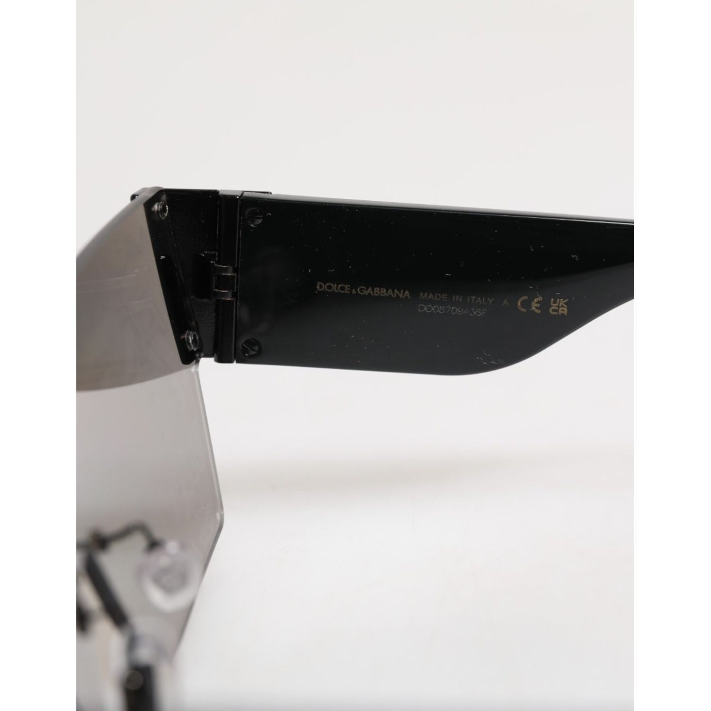 Dolce & Gabbana Black Metal Frame DNA Graffiti DG2233 Eyewear Sunglasses