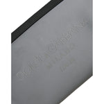 Dolce & Gabbana Gray Neoprene Logo Zip Waist Fanny Pack Belt Pouch Bag Dolce & Gabbana Light Slate Gray