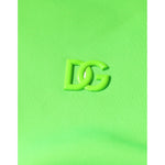 Dolce & Gabbana Green Logo Hooded Pullover Sweatshirt Sweater TSH87005-46