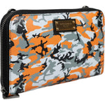 Dolce & Gabbana Multicolor Camouflage Leather Purse Cross Body Bag Dolce & Gabbana Rosy Brown