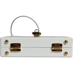 Dolce & Gabbana White Graffiti Print Clutch Crossbody Bag Dolce & Gabbana Light Gray