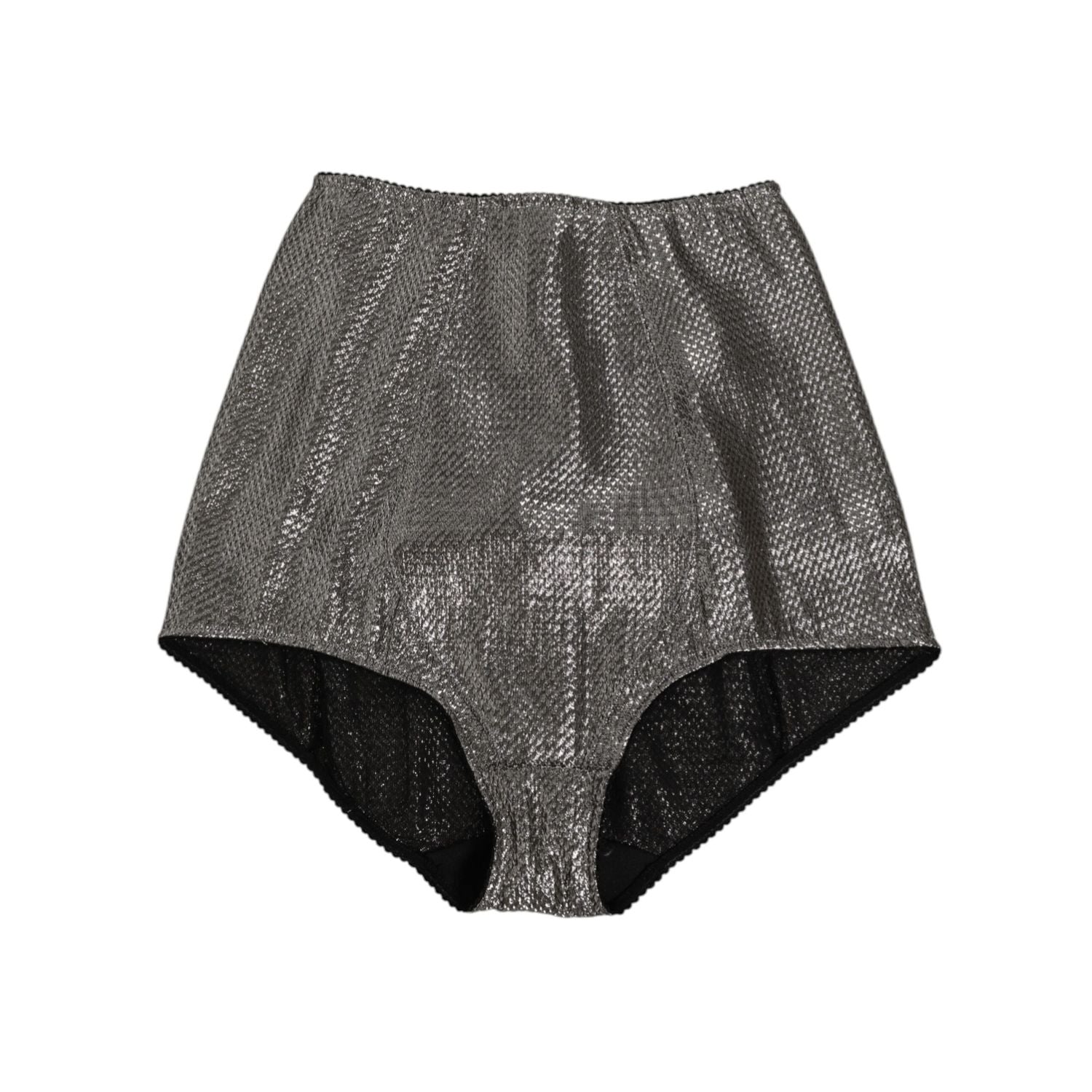 Dolce & Gabbana Gray Silk Stretch Slip Girdle Panty Underwear