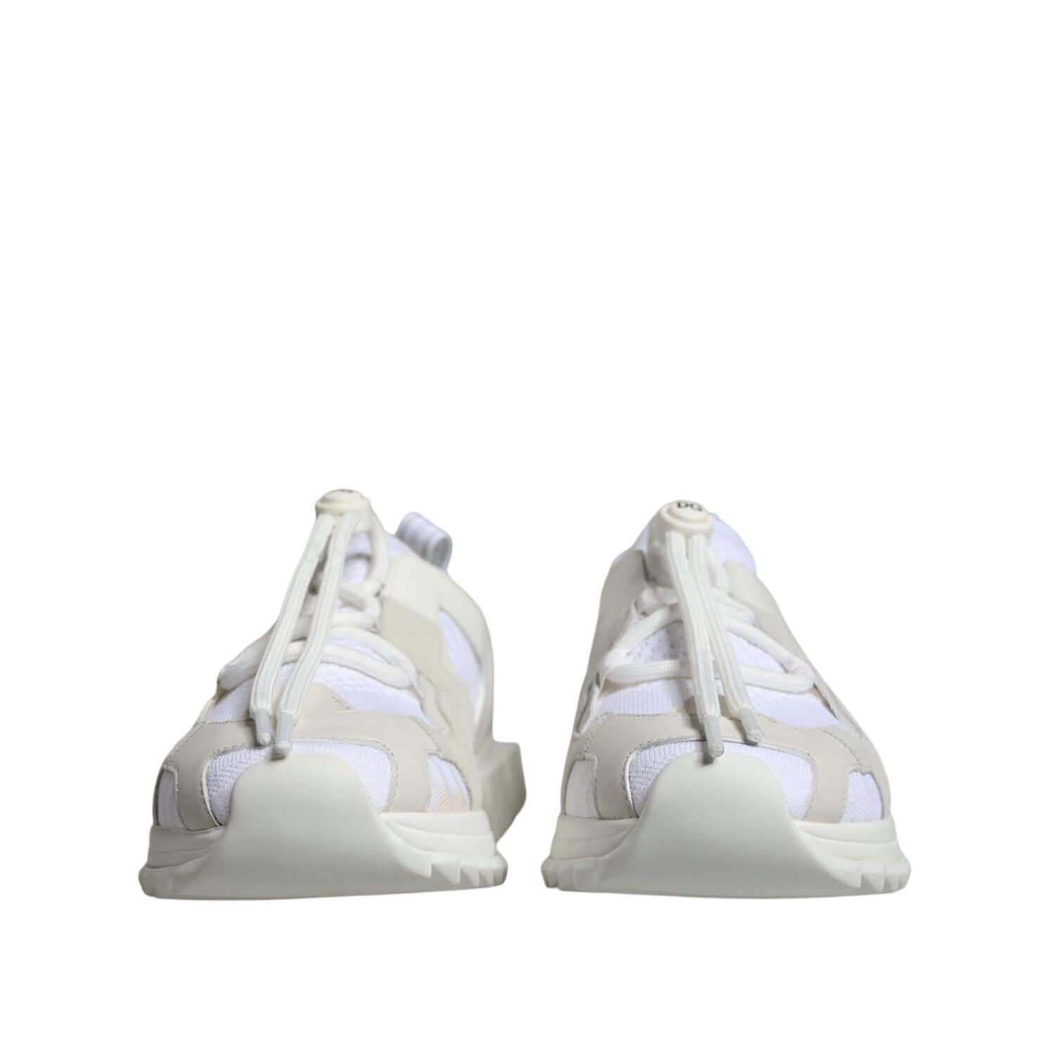 Dolce & Gabbana White Mesh Sorrento Trekking Sneakers Shoes