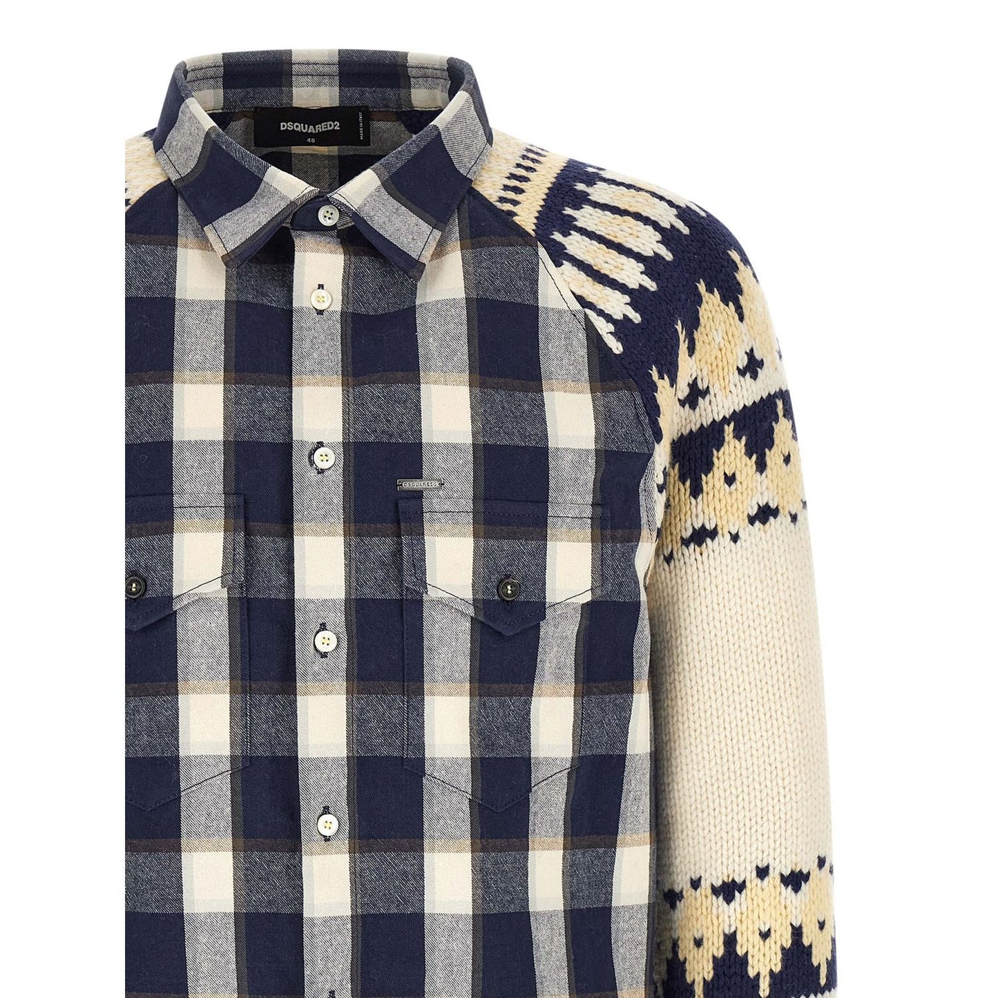 Dsquared² Multicolor Cotton Blouse